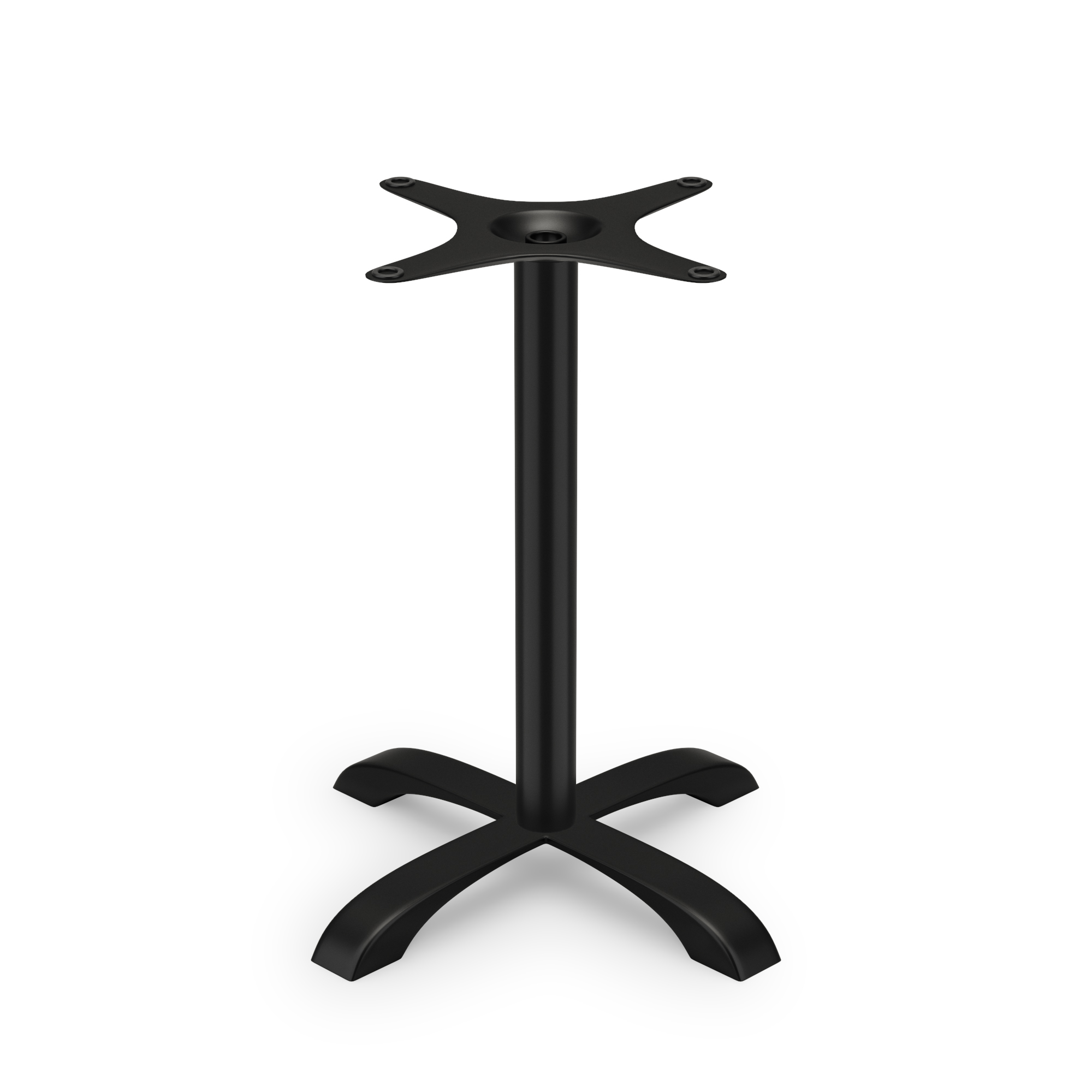 Arched 4 point Table Base - Black